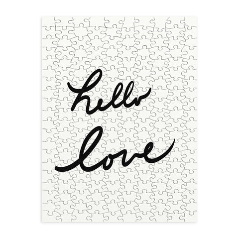 Lisa Argyropoulos Hello Love On White Puzzle