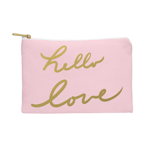 Lisa Argyropoulos hello love pink Pouch