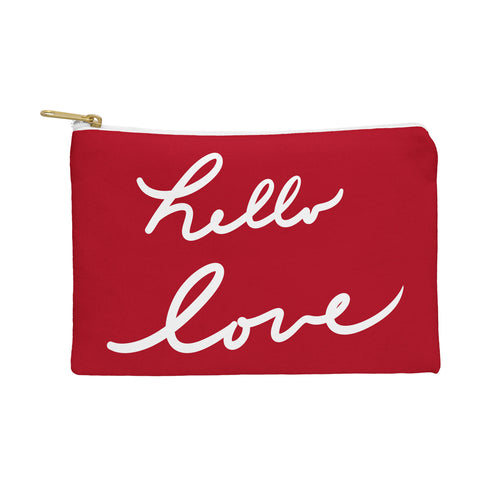 Lisa Argyropoulos hello love red Pouch