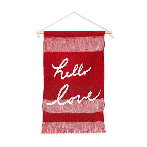 Lisa Argyropoulos hello love red Wall Hanging Portrait