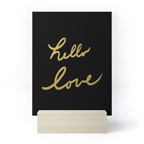 Lisa Argyropoulos hello love Mini Art Print