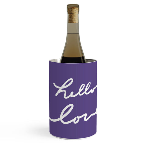 Lisa Argyropoulos Hello Love Violet Wine Chiller
