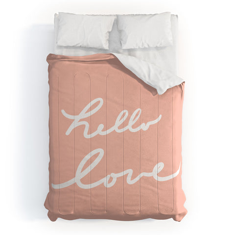Lisa Argyropoulos Hello Love Warm Blush Comforter