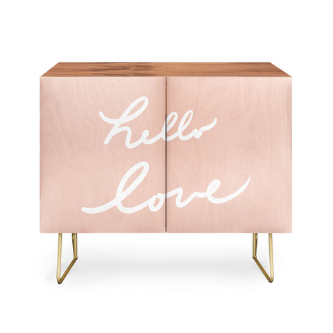 Lisa Argyropoulos Hello Love Warm Blush Credenza