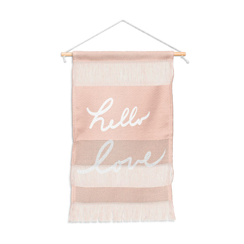 Lisa Argyropoulos Hello Love Warm Blush Wall Hanging Portrait