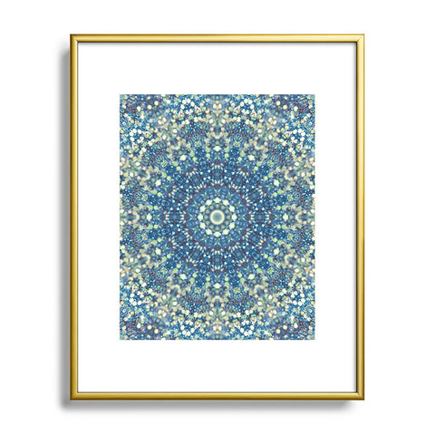 Lisa Argyropoulos Her Mermaid Sea Kaleido Metal Framed Art Print