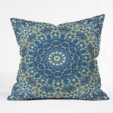 Lisa Argyropoulos Her Mermaid Sea Kaleido Outdoor Throw Pillow
