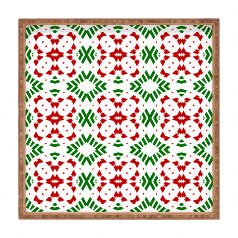 Lisa Argyropoulos Holiday At The Lodge Square Tray