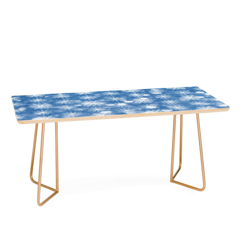 Lisa Argyropoulos Holiday Blue and Flurries Coffee Table