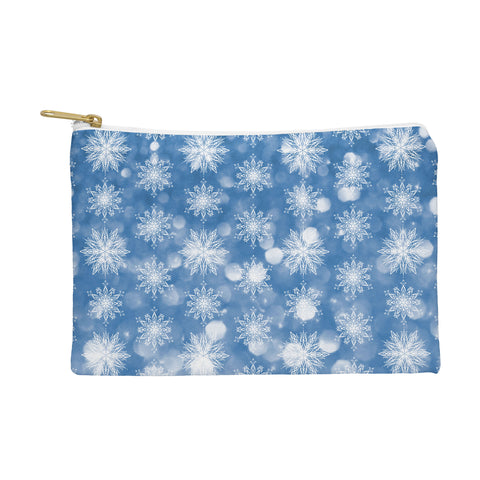 Lisa Argyropoulos Holiday Blue and Flurries Pouch
