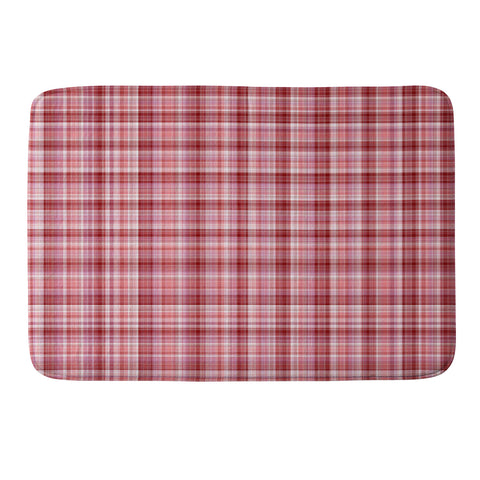 Lisa Argyropoulos Holiday Burgundy Plaid Memory Foam Bath Mat