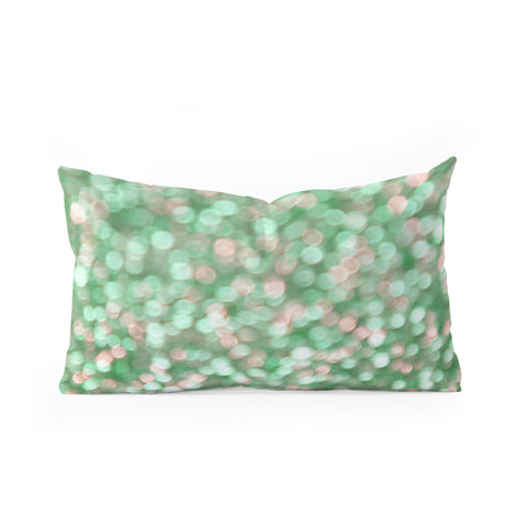 Lisa Argyropoulos Holiday Cheer Mint Oblong Throw Pillow