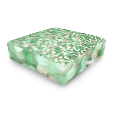 Lisa Argyropoulos Holiday Cheer Mint Outdoor Floor Cushion