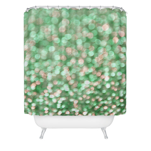 Lisa Argyropoulos Holiday Cheer Mint Shower Curtain