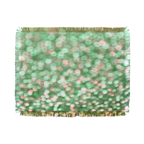 Lisa Argyropoulos Holiday Cheer Mint Throw Blanket