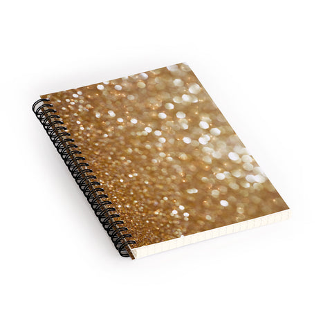 Lisa Argyropoulos Holiday Gold Spiral Notebook