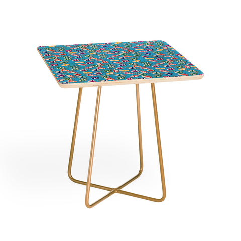 Lisa Argyropoulos Holiday Mints Blue Side Table