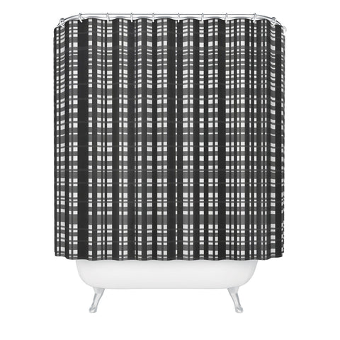 Lisa Argyropoulos Holiday Plaid Modern Coordinate Shower Curtain