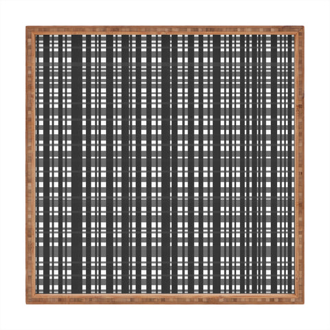 Lisa Argyropoulos Holiday Plaid Modern Coordinate Square Tray