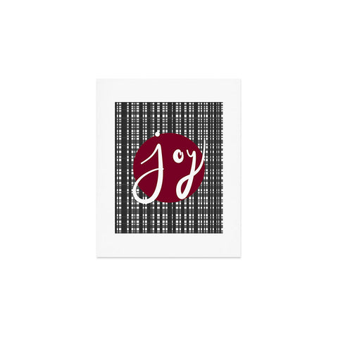 Lisa Argyropoulos Holiday Plaid Modern Joy Art Print