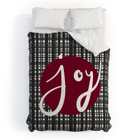 Lisa Argyropoulos Holiday Plaid Modern Joy Comforter