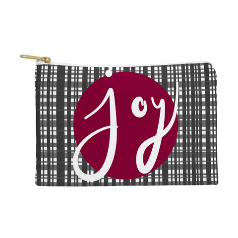 Lisa Argyropoulos Holiday Plaid Modern Joy Pouch