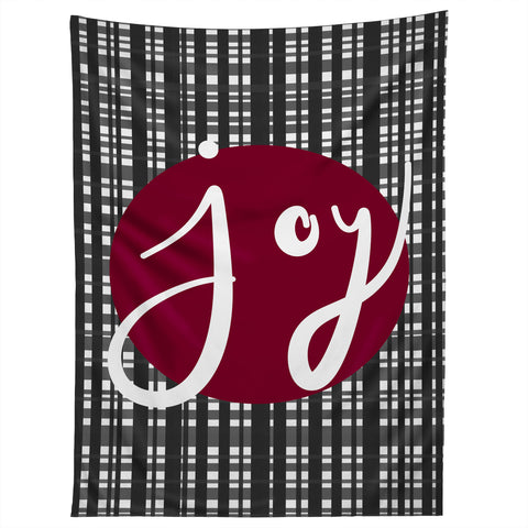 Lisa Argyropoulos Holiday Plaid Modern Joy Tapestry