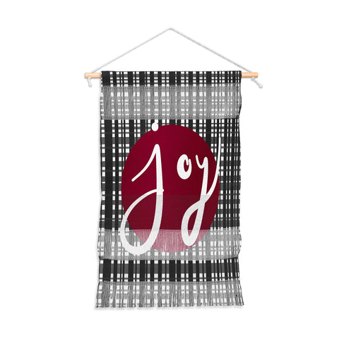Lisa Argyropoulos Holiday Plaid Modern Joy Wall Hanging Portrait