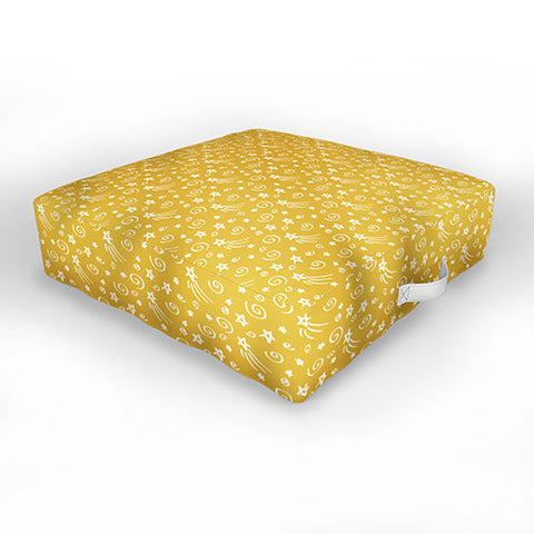 Lisa Argyropoulos Holiday Stars Celeste Outdoor Floor Cushion