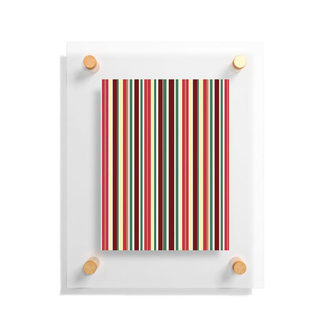 Lisa Argyropoulos Holiday Traditions Stripe Floating Acrylic Print