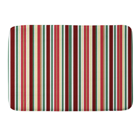 Lisa Argyropoulos Holiday Traditions Stripe Memory Foam Bath Mat