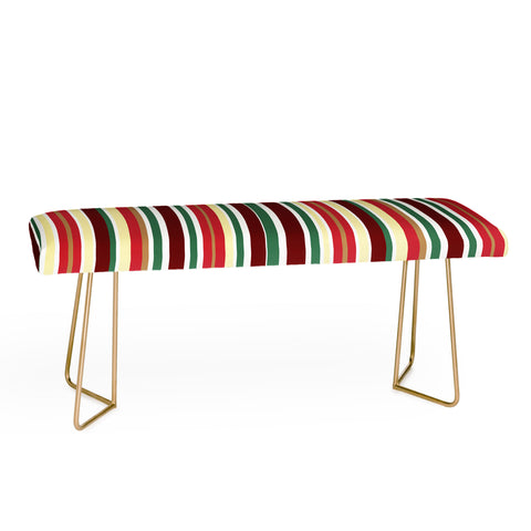 Lisa Argyropoulos Holiday Traditions Stripe Bench