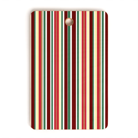 Lisa Argyropoulos Holiday Traditions Stripe Cutting Board Rectangle