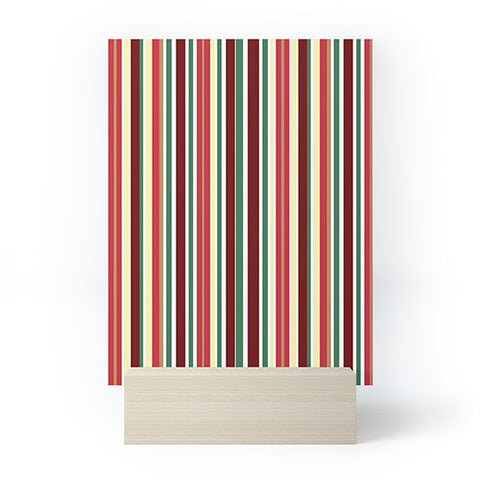 Lisa Argyropoulos Holiday Traditions Stripe Mini Art Print