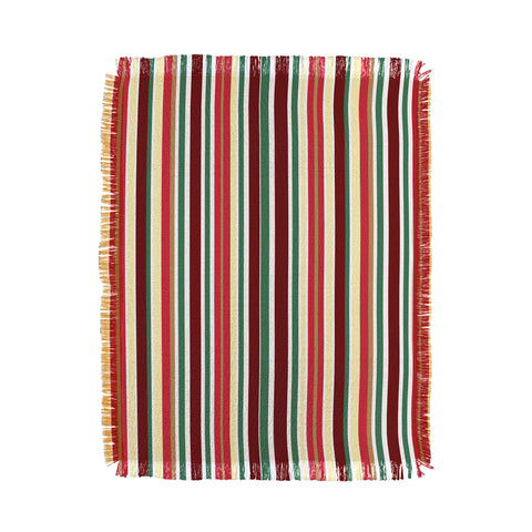 Lisa Argyropoulos Holiday Traditions Stripe Throw Blanket