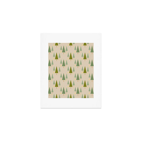 Lisa Argyropoulos Holiday Trees Neutral Art Print