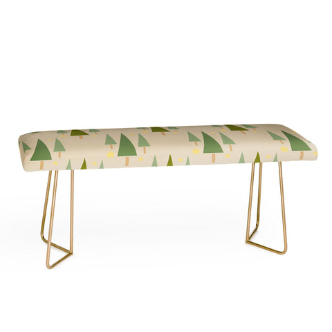 Lisa Argyropoulos Holiday Trees Neutral Bench
