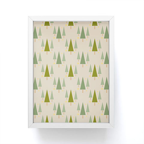 Lisa Argyropoulos Holiday Trees Neutral Framed Mini Art Print