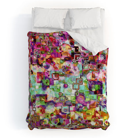 Lisa Argyropoulos Interlinking Possibilities Duvet Cover