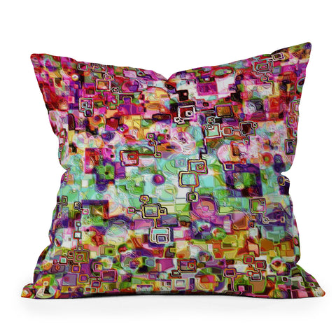 Lisa Argyropoulos Interlinking Possibilities Throw Pillow