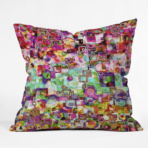 Lisa Argyropoulos Interlinking Possibilities Outdoor Throw Pillow