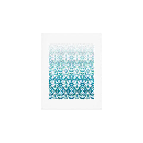 Lisa Argyropoulos Intricate Ombre Blue Art Print