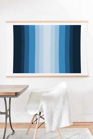 Lisa Argyropoulos Jazzy Blues Art Print And Hanger