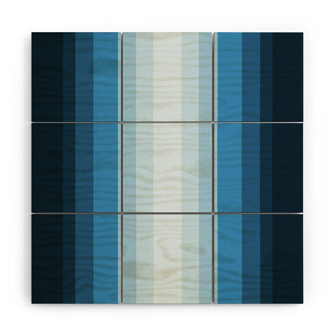 Lisa Argyropoulos Jazzy Blues Wood Wall Mural