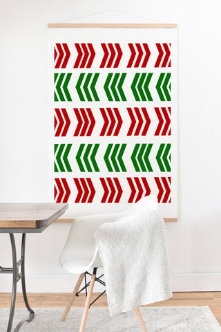 Lisa Argyropoulos Jolly Zig Zag Art Print And Hanger