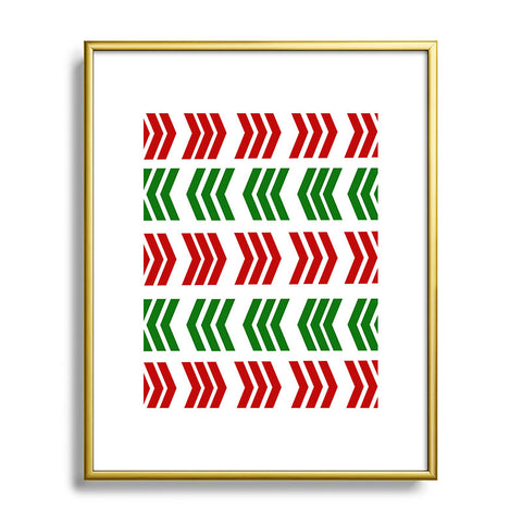 Lisa Argyropoulos Jolly Zig Zag Metal Framed Art Print