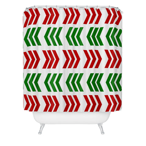 Lisa Argyropoulos Jolly Zig Zag Shower Curtain