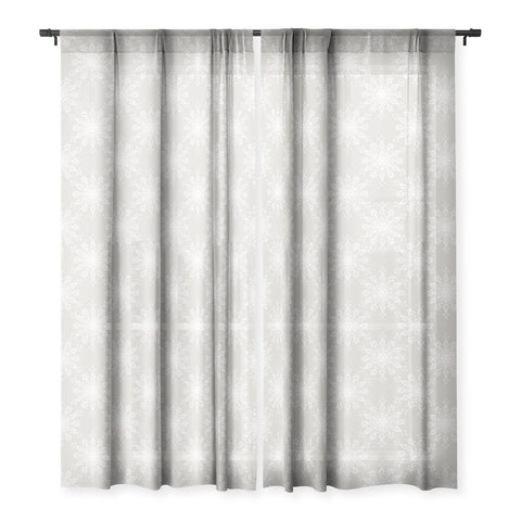 Lisa Argyropoulos La Boho Snow Sheer Window Curtain