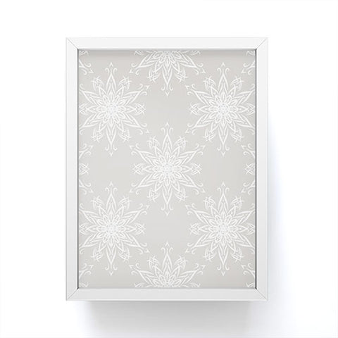 Lisa Argyropoulos La Boho Snow Framed Mini Art Print