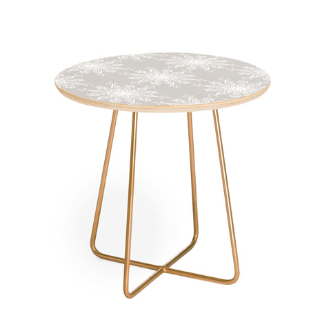 Lisa Argyropoulos La Boho Snow Round Side Table